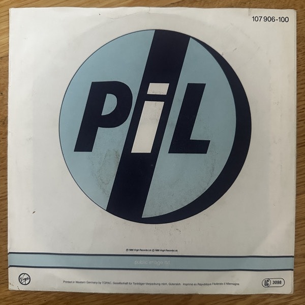 PUBLIC IMAGE LIMITED Rise (Virgin - Europe original) (VG/VG+) 7"