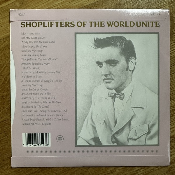 SMITHS, the Shoplifters Of The World Unite (Rough Trade - Scandinavia original) (EX/VG-) 7"