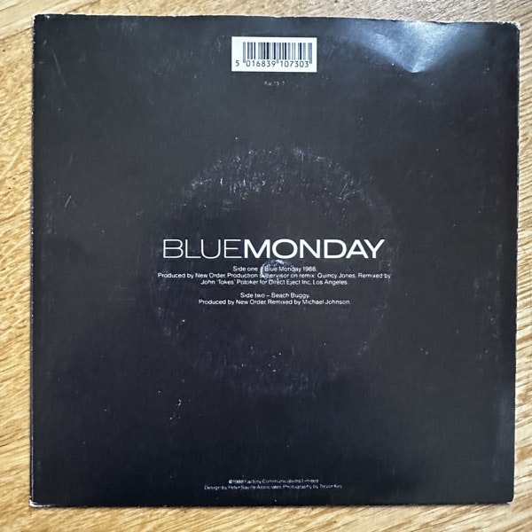 NEW ORDER Blue Monday 1988 (Factory - Sweden original) (VG) 7"