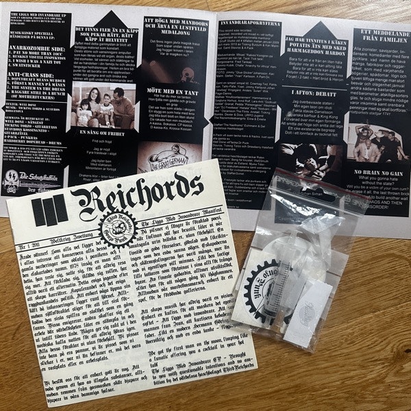 GREAT GERMAN RE-RESEARCH, the The Ligga Med Invandrare EP (Third Reichords - Sweden original) (EX) 7"