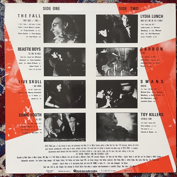 VARIOUS Speed Trials (Homestead - UK/USA original) (VG+) LP