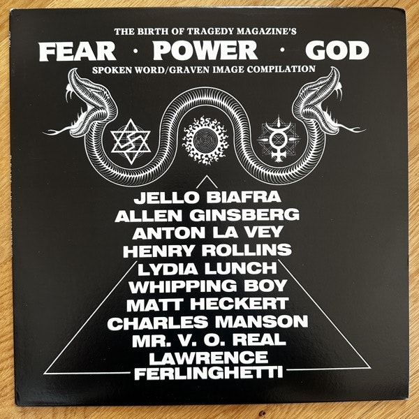 VARIOUS The Birth Of Tragedy Magazine's Fear • Power • God (White vinyl) (CFY - USA original) (EX) LP
