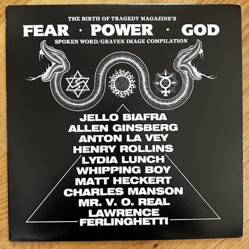 VARIOUS The Birth Of Tragedy Magazine's Fear • Power • God (White vinyl) (CFY - USA original) (EX) LP