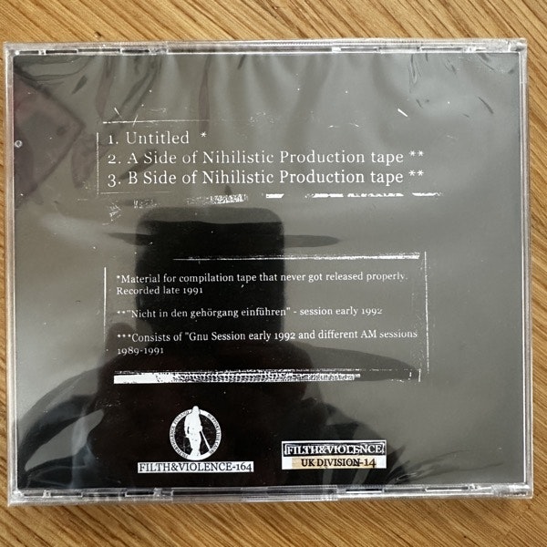 AUNT MARY Sessions Of Extreme Nihilism 1989-1992 - Lost Tapes Of AM (Filth And Violence - Finland original) (SS) CD
