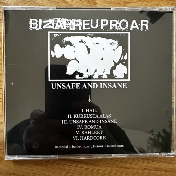 BIZARRE UPROAR Unsafe And Insane (Filth And Violence - Finland repress) (NM) CD