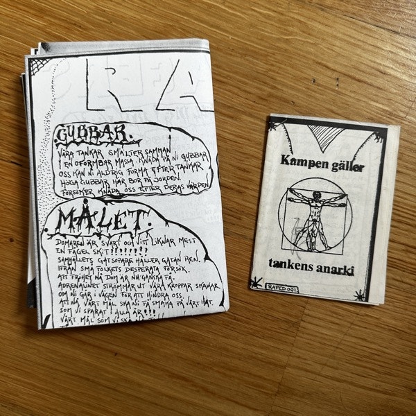 RAPED TEENAGERS ag Gillar Blommor. Jag Gillar Träd. Jag Gillar Naturen Som Den Är. (Self released - Sweden original) (VG) 7"