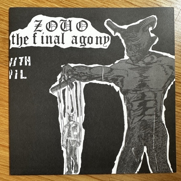 ZOUO The Final Agony (Red vinyl) (Crust War - Japan reissue) (NM) 7"