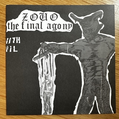 ZOUO The Final Agony (Red vinyl) (Crust War - Japan reissue) (NM) 7"