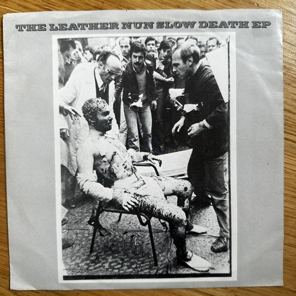 LEATHER NUN, the Slow Death EP (Industrial - UK original) (VG/VG+) 7"