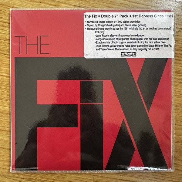 FIX, the Vengeance / Jan's Rooms (Signed) (Touch And Go - USA reissue) (EX) 2x7"