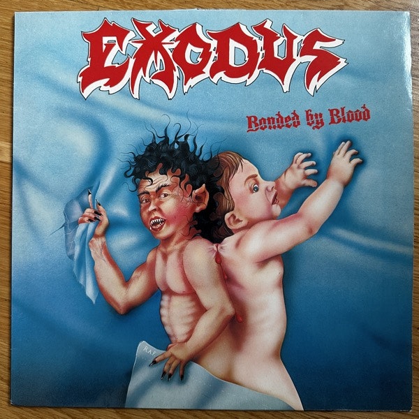 EXODUS Bonded By Blood (Roadrunner - Europe original) (VG+/VG) LP