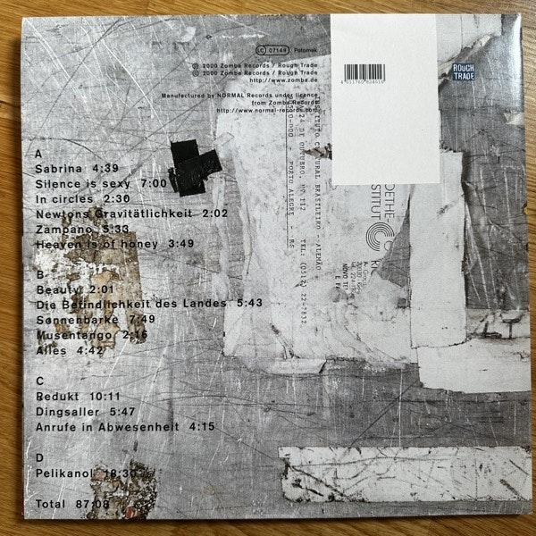EINSTÜRZENDE NEUBAUTEN Silence Is Sexy (Rough Trade - Germany original) (EX/NM) 2LP