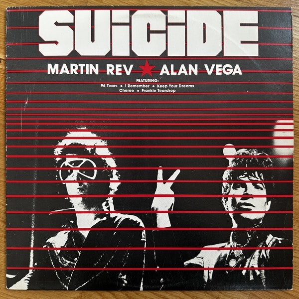 SUICIDE Suicide (Red Star - USA 1980 reissue) (VG/EX) LP