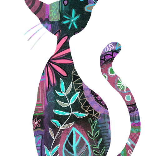 Patterned cat