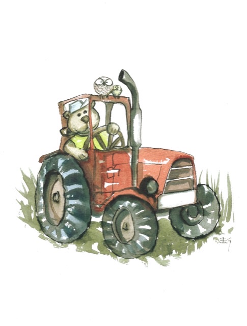 Den lilla röda traktorn