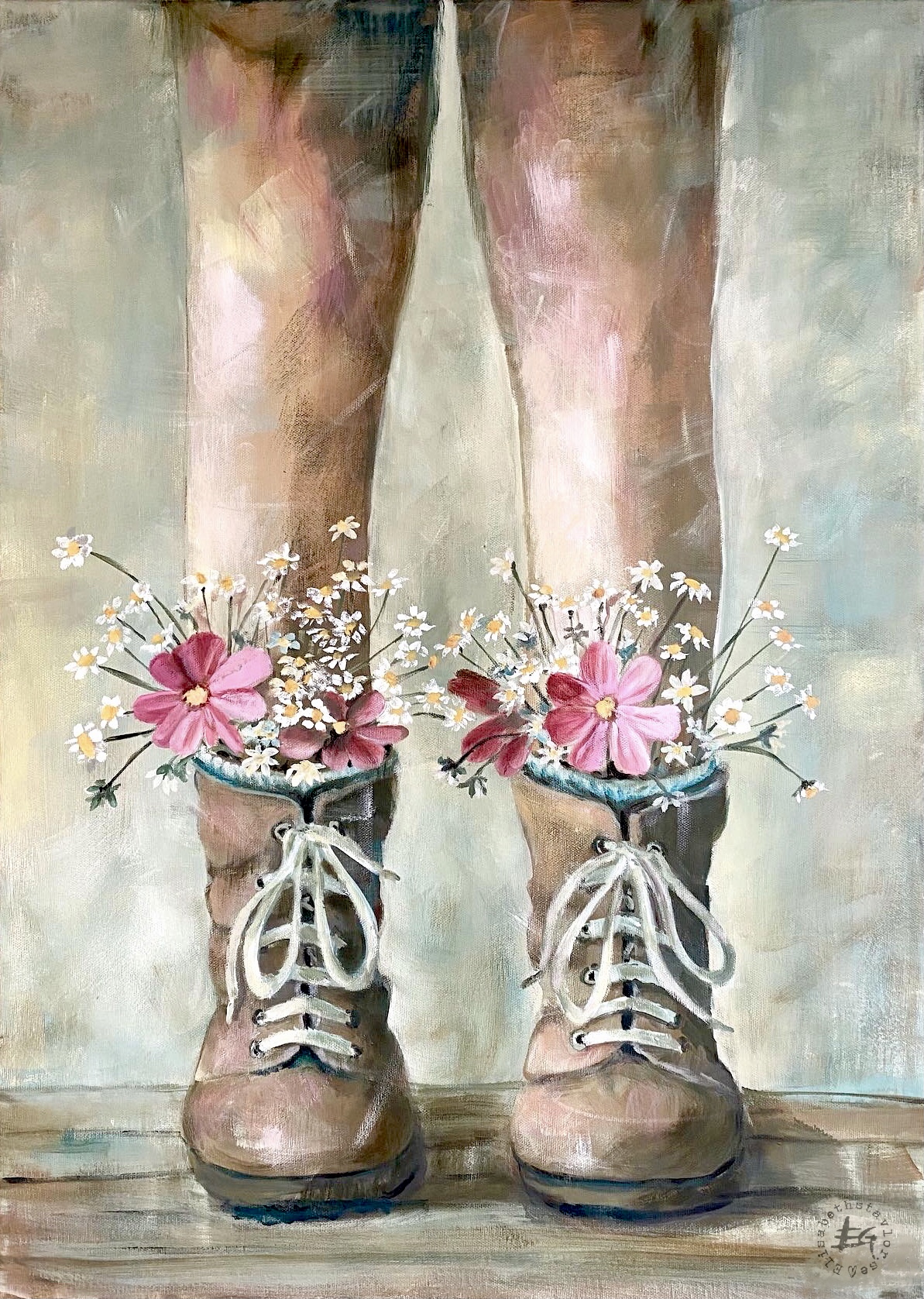 Somliga går i blommande skor