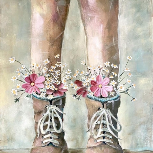 Somliga går i blommande skor