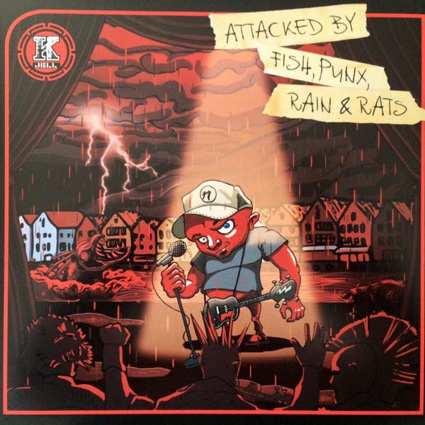 K - Jell ‎– Attacked By Fish, Punx, Rain & Rats Lp