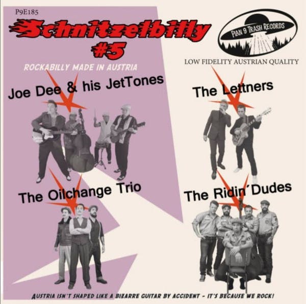 Various - Joe Dee And His JetTones, The Oilchange Trio, The Ridin' Dudes, THE LETTNERS – SCHNITZELBILLY #5 Rockabilly made in Austria vinyl ep