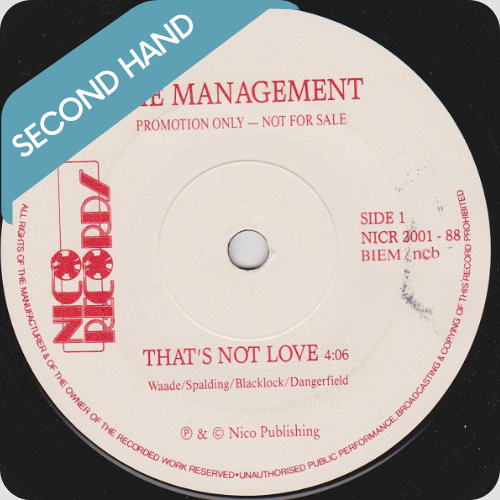 Management, The ‎– That's Not Love 7''