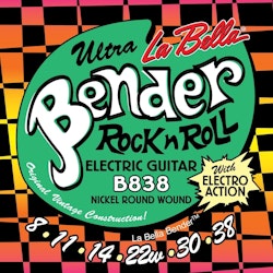  LaBella The Bender B838 .008-.038 - Strengesett til elgitar