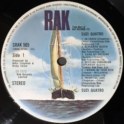 Suzi Quatro – Suzi Quatro. LP