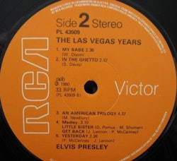 Elvis – The Las Vegas Years. LP