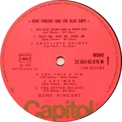 Gene Vincent & his blue caps - Gene Vincent & his blue caps Lp
