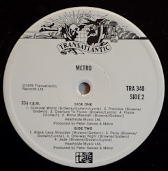 Metro - Metro. lp