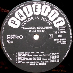 Jess & James – Revolution, Evolution, Change! LP