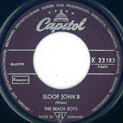 The Beach Boys – Sloop John B / You're So Good To Me. 7''