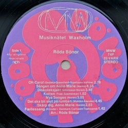 Röda Bönor – Röda Bönor¨. LP