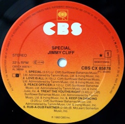 Jimmy Cliff – Special. LP