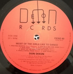 Don Dixon – Most Of The Girls Like To Dance But Only Some Of The Boys Like To. lp