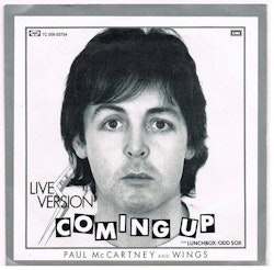 Paul McCartney – Coming Up. 7''