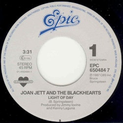 The Barbusters / Joan Jett And The Blackhearts – Light Of Day. 7''