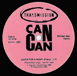 Can Can  – Lover For A Night. 7''