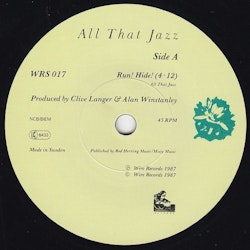 All That Jazz – Run! Hide!. 7''
