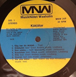 Convaljen, Pelle, Christina, Jojje – Kåklåtar. Lp