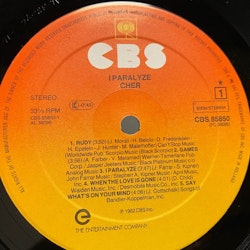 Cher – I Paralyze. Lp