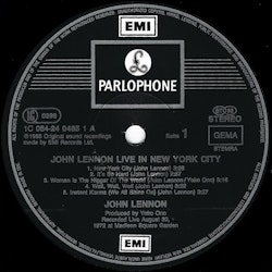 John Lennon – Live In New York City. Lp