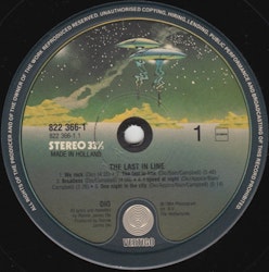 Dio  – The Last In Line. Lp