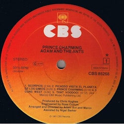Adam And The Ants – Prince Charming. Lp