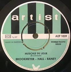 Bob Brookmeyer, Jim Hall, Jimmy Raney – The Street Swingers Vol. 2. 7''
