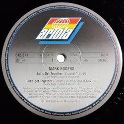 ark Rogers AKA Hollywood Beyond – Let's Get Together (Create) / I Promise. 12''