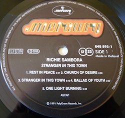 Richie Sambora – Stranger In This Town. Lp