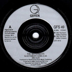 The Waterboys – Glastonbury Song. 7''