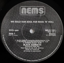 Black Sabbath – We Sold Our Soul For Rock 'N' Roll (2LP)