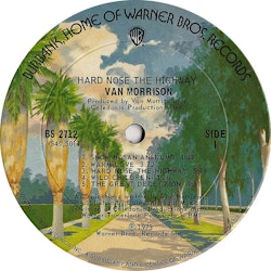 Van Morrison – Hard Nose The Highway. Lp
