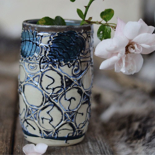 Fantasia - Vas - Handgjord keramik i stengods